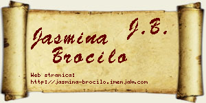 Jasmina Broćilo vizit kartica